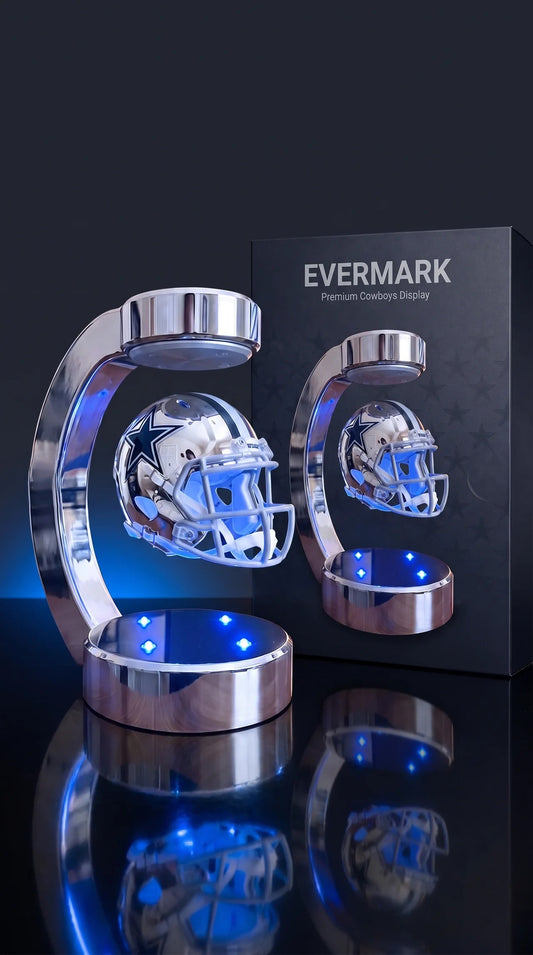 Evermark LED Levitated NFL Helmet — Cowboys Edition